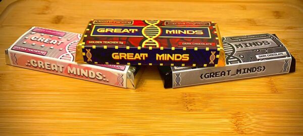 great minds mushroom chocolate bars