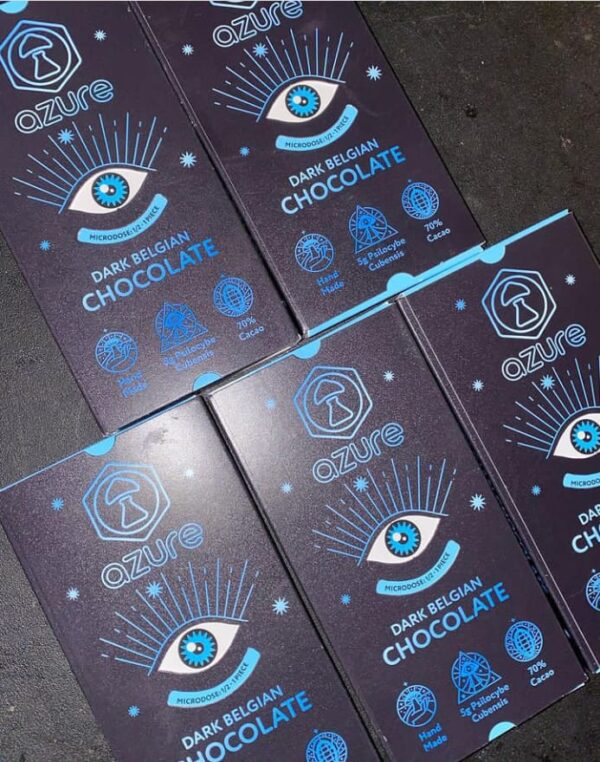 azure mushroom chocolate bar