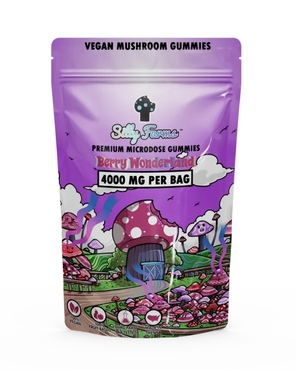 silly farms mushroom gummies 4g
